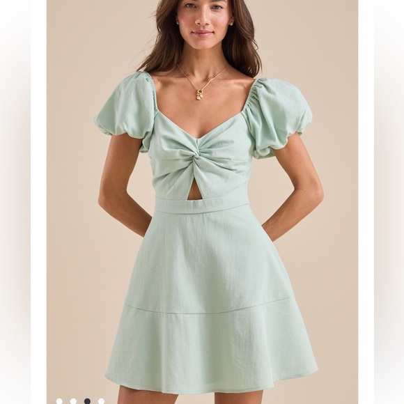 New with tags Altar’d state Carinna Knot Mini Dress - Picture 3 of 4